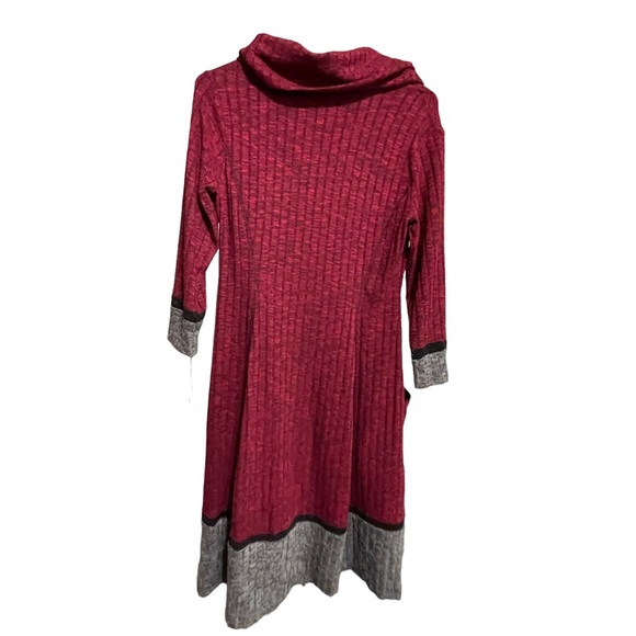 Signature by Robbie Bee cowl neck dress Size PM - Picture 5 of 13